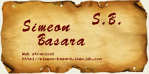 Simeon Basara vizit kartica